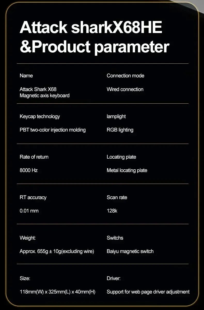 Attack Shark X68